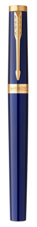 Ручка перьевая Parker "Ingenuity Blue GT" перо: F, цвет чернил: blue/black, в подарочной упаковке.