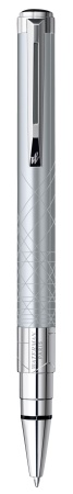 Подарочный набор Шариковая ручка Waterman Perspective, цвет: Silver CT, стержень Mbue с чехлом