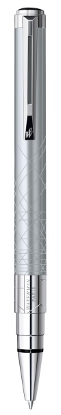 Подарочный набор Шариковая ручка Waterman Perspective, цвет: Silver CT, стержень Mbue с чехлом