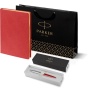 Подарочный набор: Ежедневник красный недатированный  и Шариковая ручка Parker Jotter Essential, Kensington Red CT, стержень: Mblue