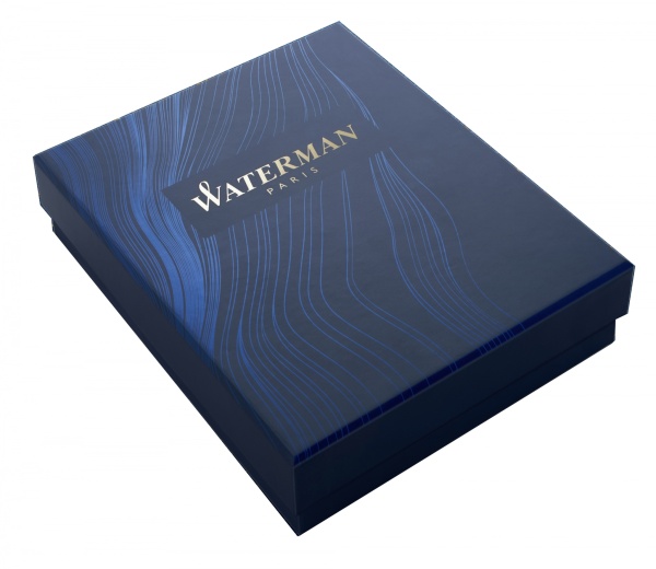 Подарочный набор Шариковая ручка Waterman Hemisphere, цвет: MattBlack CT, стержень: Mblue с чехлом