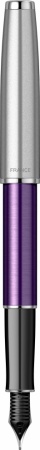 Перьевая ручка Parker Sonnet Essentials Violet SB Steel CT, перо: F, цвет чернил black, в подарочной упаковке.
