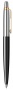 Шариковая ручка Parker Jotter K160, цвет: Black/GT, стержень: M, цвет чернил: blue, в подарочной упаковке.
