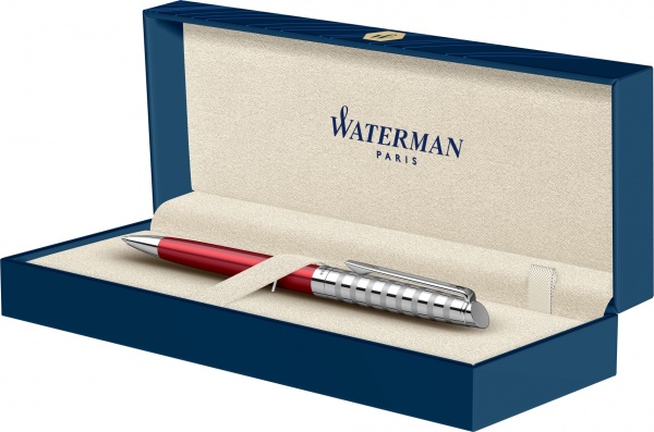 Шариковая ручка Waterman Hemisphere French riviera Deluxe RED CLUB в подарочной коробке