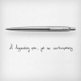 Шариковая ручка Parker Jotter Core K61 Stainless Steel CT , стержень: Mblue в блистере