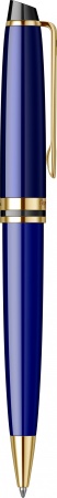 Шариковая ручка Waterman "Expert Blue Lacquer GT", цвет чернил: синий М