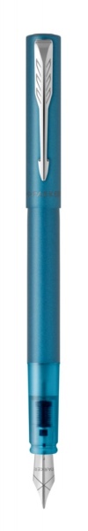 Перьевая ручка Parker Vector XL Teal CT, цвет чернил blue, перо: F, в подарочной упаковке.