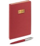 Подарочный набор: Ежедневник красный недатированный  и Шариковая ручка Parker Jotter Essential, Kensington Red CT, стержень: Mblue