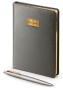 Подарочный набор: Ежедневник серый  и Шариковая ручка Parker Jotter Essential, St. Steel GT