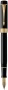 Ручка перьевая Parker Duofold Classic Centennial Black GT стержень: M, цвет чернил: black, в подарочной упаковке.