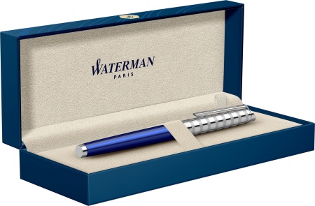 Перьевая ручка Waterman Hemisphere French riviera Deluxe BLU LOUNGE в подарочной коробке