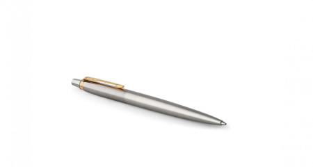 Шариковая ручка Parker Jotter Essential, St. Steel GT, стержень: Mblue