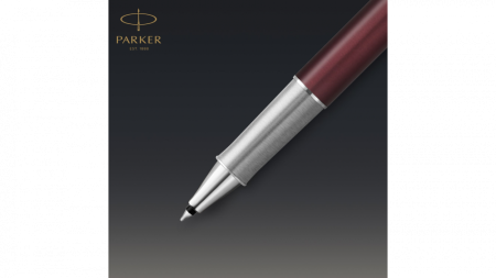 Ручка-роллер Parker Sonnet Premium Refresh RED CT, стержень: F, цвет чернил: black, в подарочной упаковке