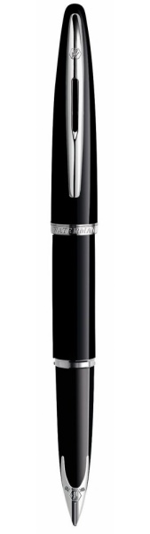 Перьевая ручка Waterman Carene, цвет: Black ST, перо: F или М чернила: blue