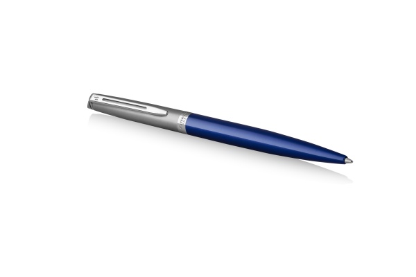 Шариковая ручка Waterman Hemisphere Entry Point Stainless Steel with Blue Lacquer в подарочной упаковке