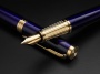Ручка перьевая Parker "Ingenuity Blue GT" перо: F, цвет чернил: blue/black, в подарочной упаковке.