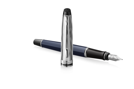 Перьевая ручка Waterman Expert22 SE deluxe Blue CT, перо: F, цвет: Blue, в подарочной упаковке