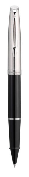 Ручка роллер Waterman  Embleme цвет BLACK CT, цвет чернил: черный