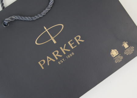 Фирменный бумажный пакет Parker