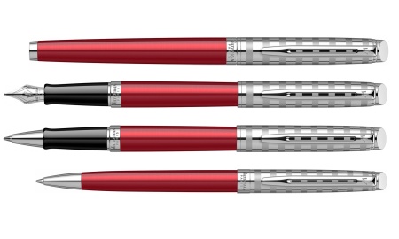 Шариковая ручка Waterman Hemisphere French riviera Deluxe RED CLUB в подарочной коробке