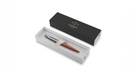 Шариковая ручка Parker Jotter Essential, Chelsea Orange CT, стержень: Mblue