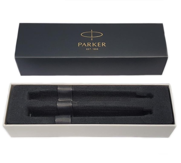 Набор из двух ручек  Parker SONNET BLACK CT ручка роллер и шариковая ручка