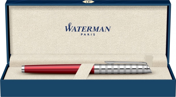 Ручка-роллер Waterman Hemisphere French riviera Deluxe RED CLUB RB в подарочной коробке