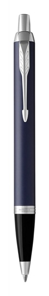 Подарочный набор: Шариковая ручка Parker IM Metal Matte Blue CT и Ежедневник  недатированный синий