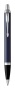 Подарочный набор: Шариковая ручка Parker IM Metal Matte Blue CT и Ежедневник  недатированный синий