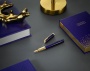 Ручка перьевая Parker "Ingenuity Blue GT" перо: F, цвет чернил: blue/black, в подарочной упаковке.