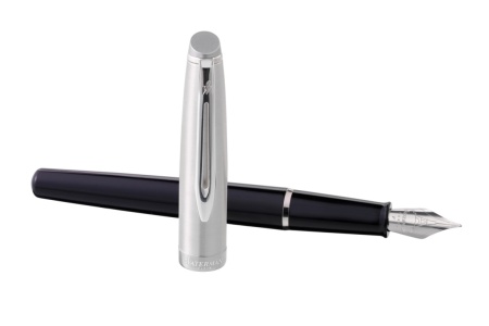 Перьевая ручка Waterman  Embleme цвет BLACK CT, цвет чернил: черный