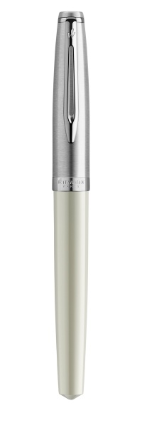 Ручка роллер Waterman  Embleme цвет IVORY CT, цвет чернил: черный