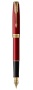 Перьевая ручка Parker Sonnet Red GT Intense, перо: F, цвет чернил: black, в подарочной упаковке