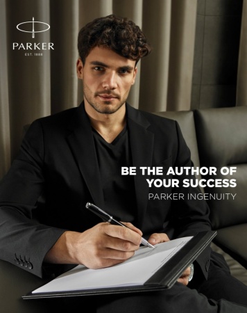 Ручка перьевая Parker "Ingenuity Black CT" перо: F, цвет чернил: blue/black, в подарочной упаковке.