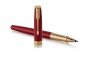 Ручка роллер Parker Sonnet  Lacquer Intense Red GT, стержень: F, цвет чернил: black, в подарочной упаковке