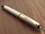 Ручка-роллер Waterman Expert 3, цвет: Stainless Steel GT, стержень: Fblk