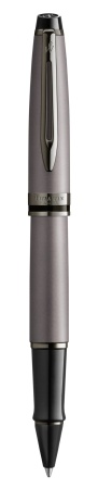 Ручка- роллер WatermanExpert Silver F BLK в подарочной упаковке