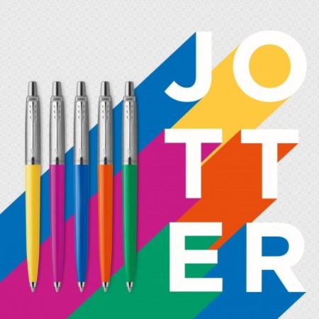 Шариковая ручка Parker Jotter ORIGINALS YELLOW CT, стержень: Mblue ЭКО-УПАКОВКА