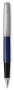 Подарочный набор: Ручка перьевая Parker Jotter Royal Blue CT, Mblue и Ежедневник недатированный, синий
