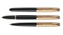Перьевая ручка Parker 51 DELUXE BLACK GT, перо: F, цвет чернил: black, в подарочной упаковке.