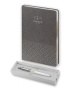 Подарочный набор: Шариковая ручка Parker Jotter K60, цвет: White и Ежедневник  недатированный, серый