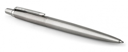 Подарочный набор:  Шариковая ручка Parker Jotter Essential, St. Steel СT и Ежедневник недатированный серебряный срез, белый.