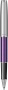 Ручка-роллер Parker Sonnet Essentials Violet SB Steel CT, цвет чернил black, перо: F,  в подарочной упаковке.