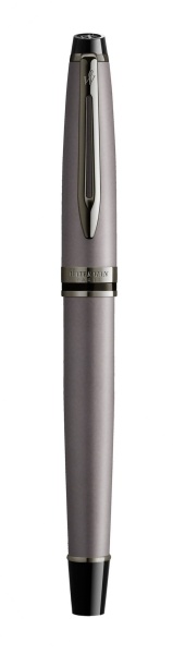 Ручка- роллер WatermanExpert Silver F BLK в подарочной упаковке