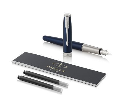 Перьевая ручка Parker Sonnet , Subtle Blue Lacquer CT стержень:Fblk