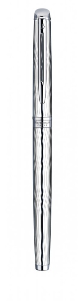 Перьевая ручка Waterman Hemisphere Deluxe , цвет: Metal CT, перо: F