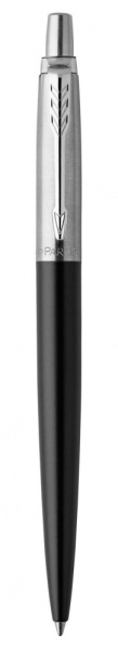 Подарочный набор: Шариковая ручка Parker Jotter Essential, Satin Black CT, стержень: Mblue, в подарочной упаковке и черный недатированный ежедневник