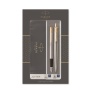 Подарочный набор из 2-х ручек Parker Jotter Stainless Steel GT перьевая и шариковая ручки в подарочной упаковке
