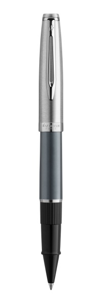 Ручка роллер Waterman  Embleme цвет GREY CT, цвет чернил: черный