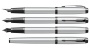 Перьевая ручка Parker IM Achromatic, Grey BT, перо: F, цвет чернил: blue, в подарочной упаковке.